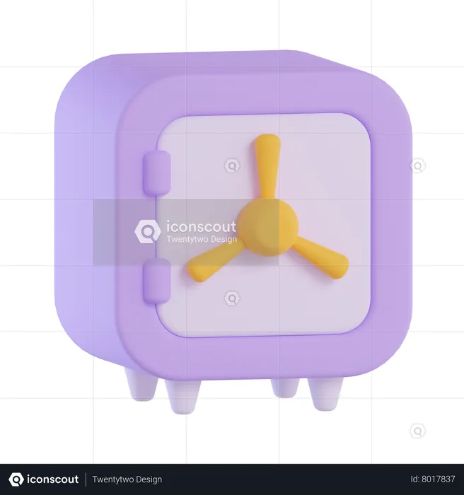 Cofre  3D Icon