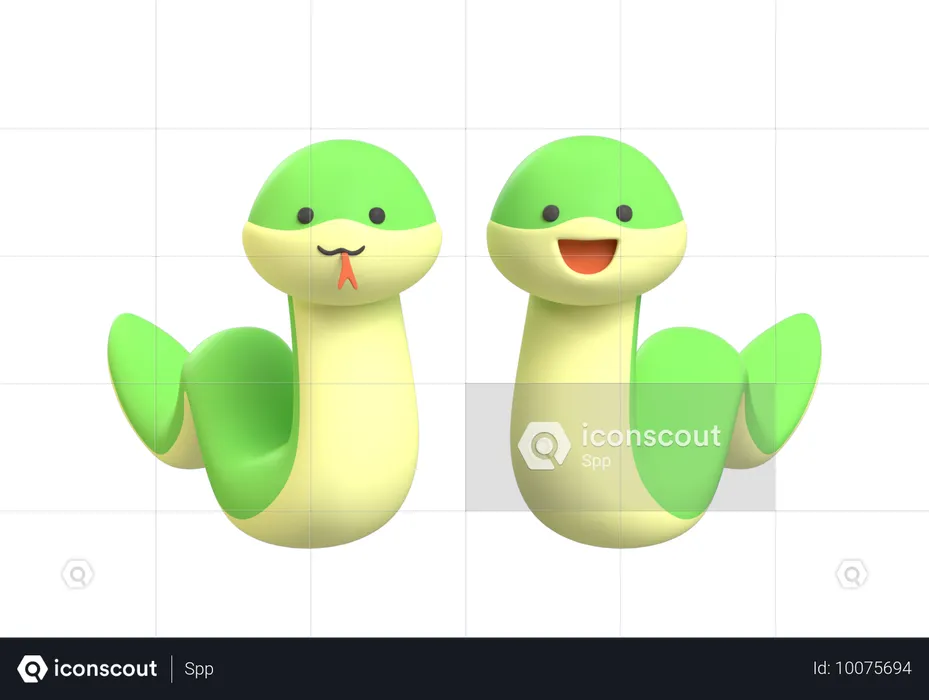 Serpents  3D Icon