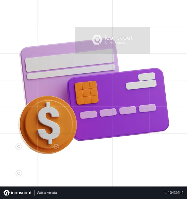 Credit Card  3D Icon