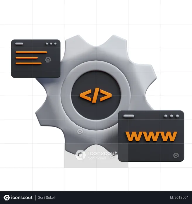 Development  3D Icon