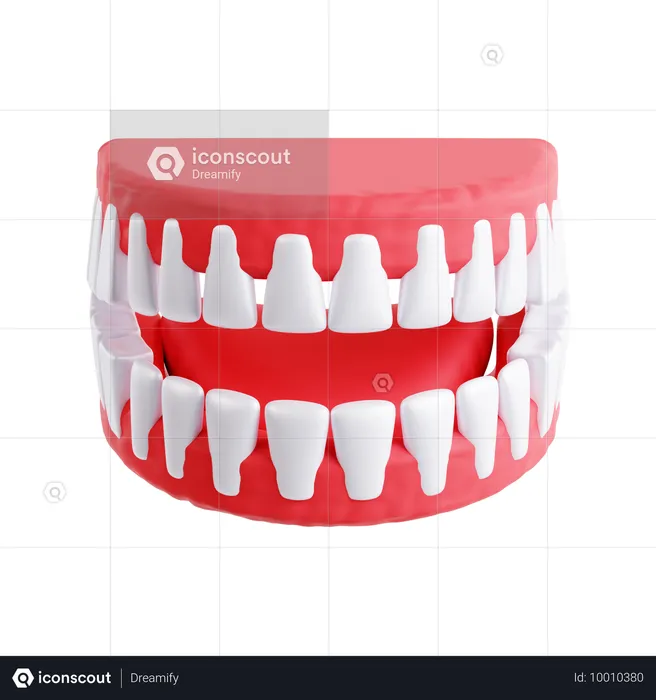 Dientes  3D Icon