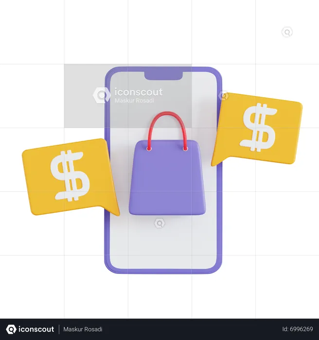 E Commerce  3D Icon