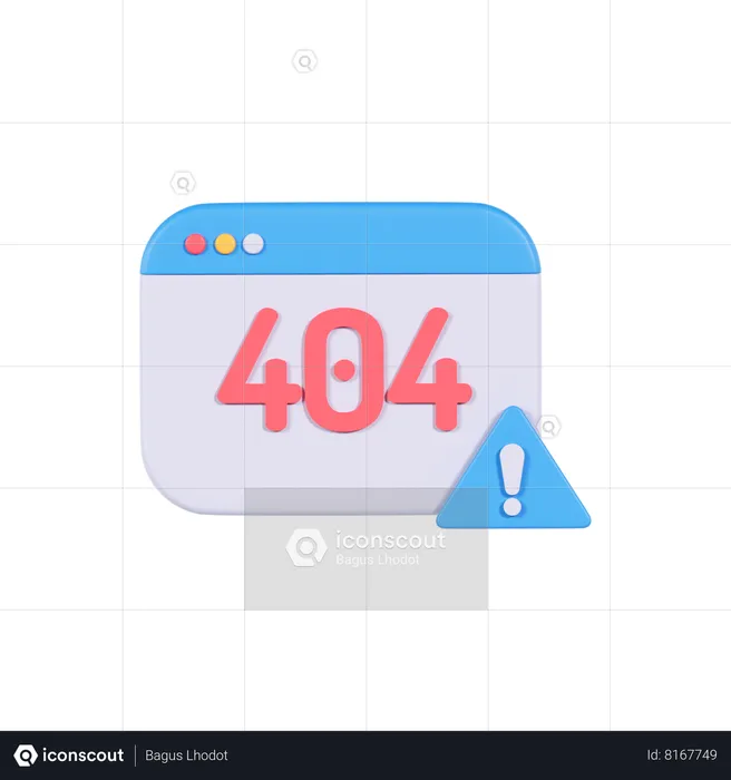 Erreur 404  3D Icon