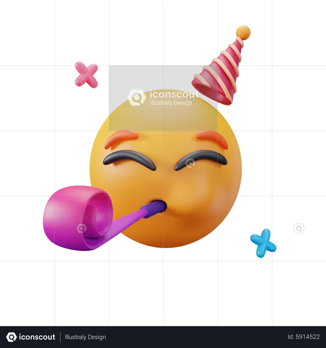 Fiesta de emojis  3D Icon