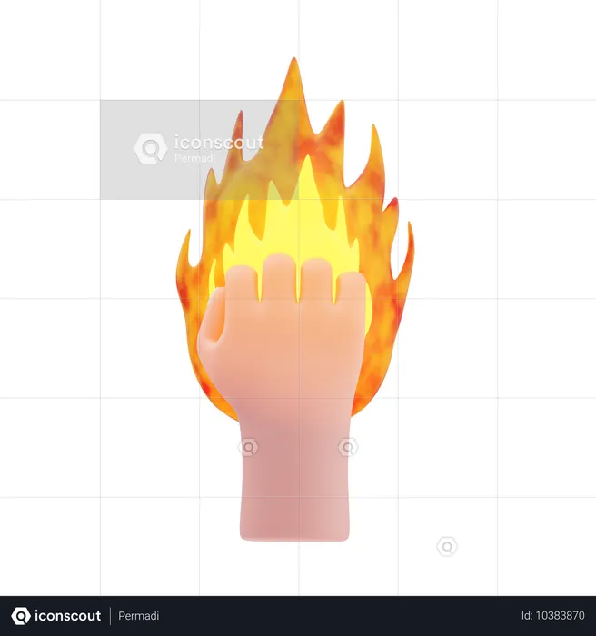 Fire  3D Icon