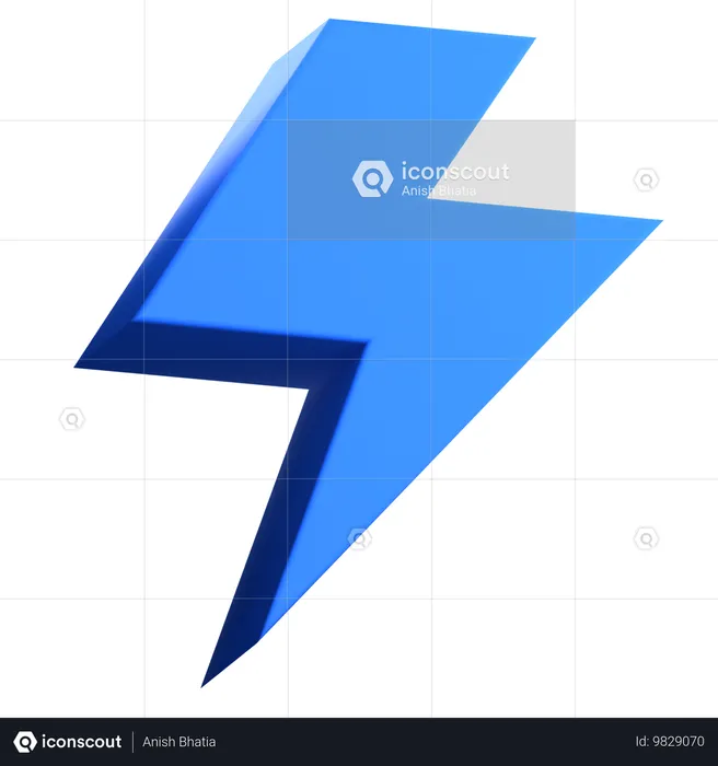 Flash  3D Icon