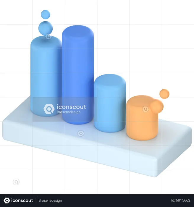 Gráfico de tubo  3D Icon