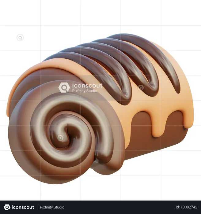 Kuchenrolle  3D Icon