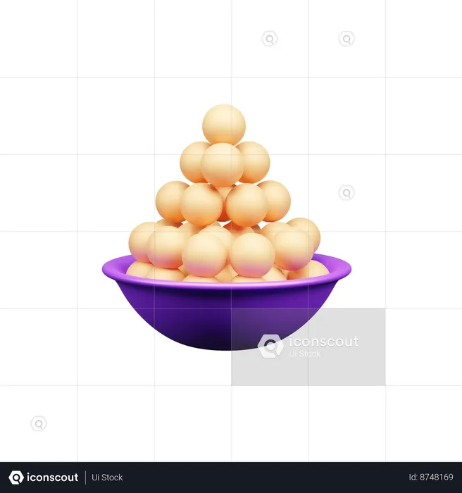 Ladoo Pot  3D Icon