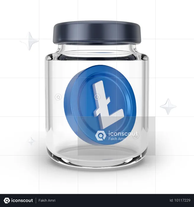 Linecoin Jar  3D Icon