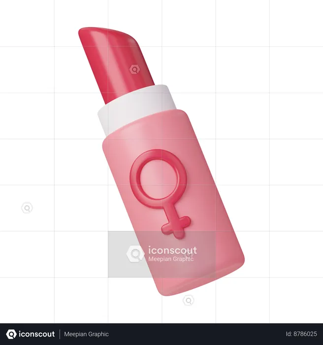 Lipstick  3D Icon