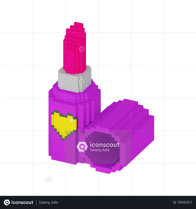 Lipstick  3D Icon