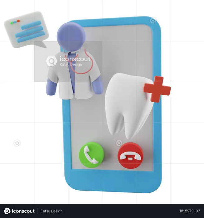 Medical dental  3D Illustration