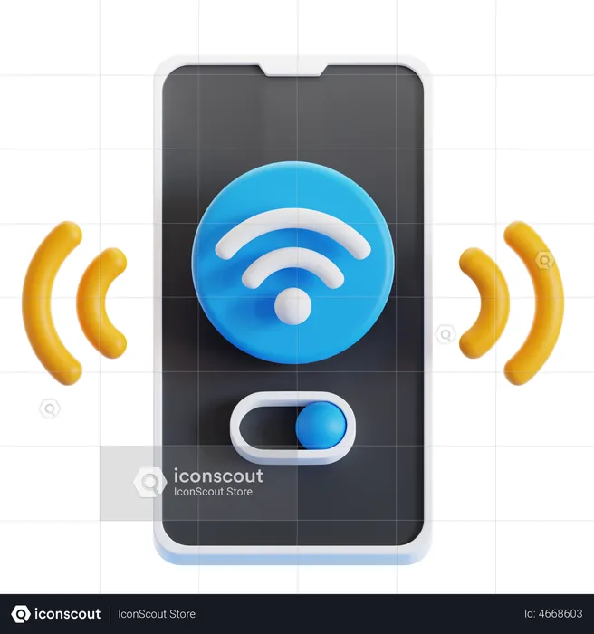 Mobile Hotspot  3D Icon