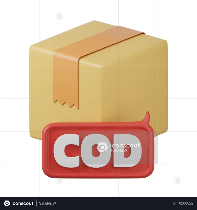 Pagamento na entrega  3D Icon