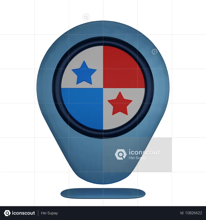 Panama  3D Icon