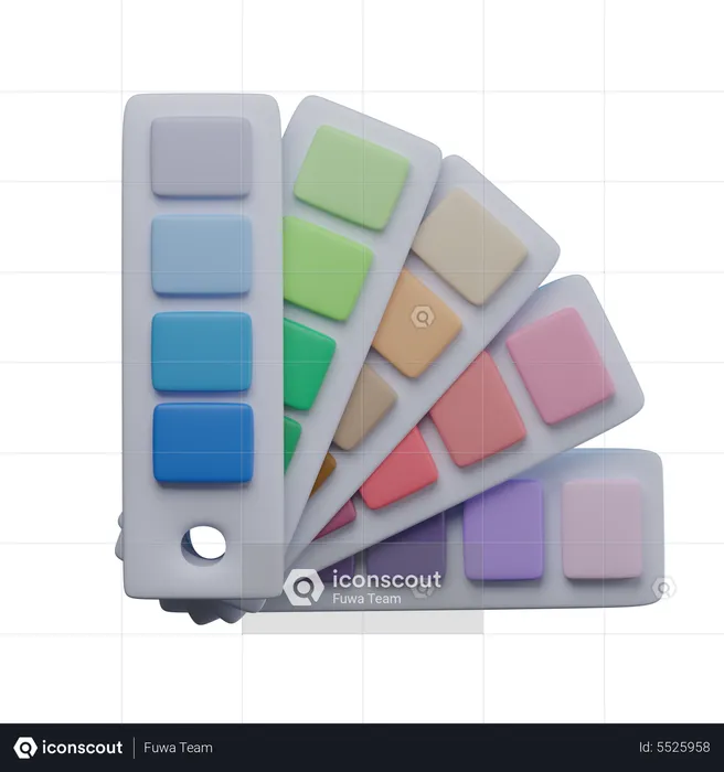 Design pantone  3D Icon