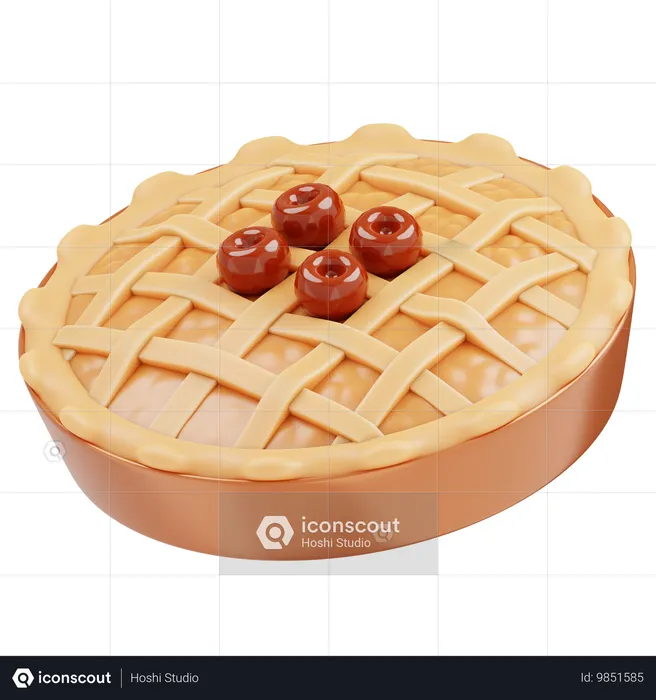 Pie  3D Icon