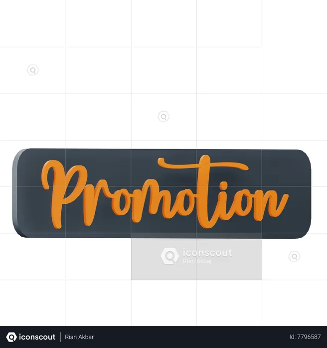 Promoción  3D Icon