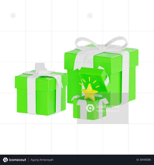 Regalo sorpresa  3D Icon