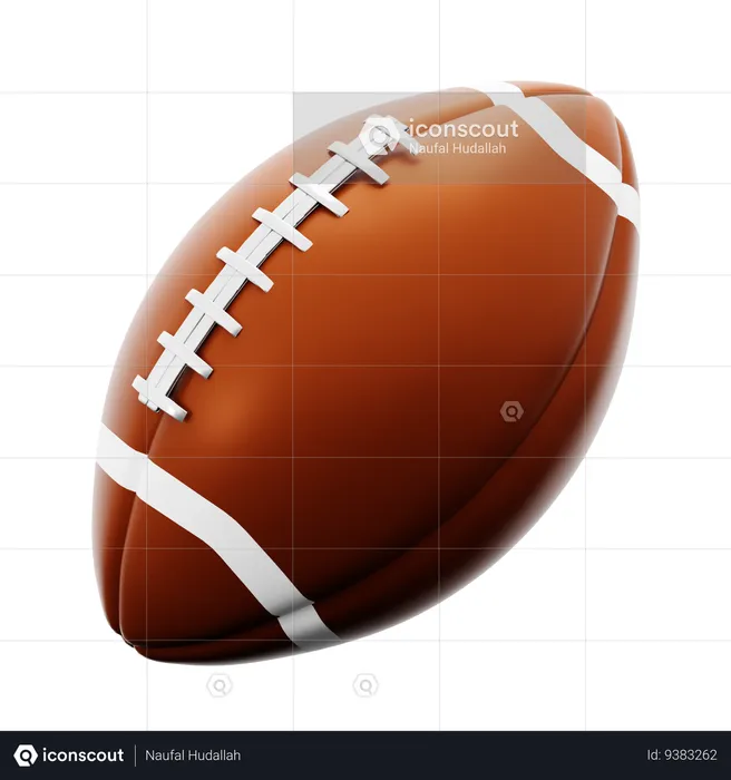 Rugby Ball  3D Icon