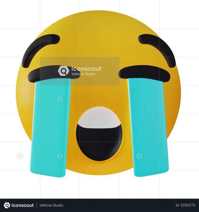 Sad Emoji Emoji 3D Icon