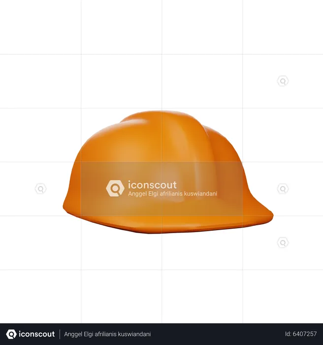 Safety Hat  3D Icon