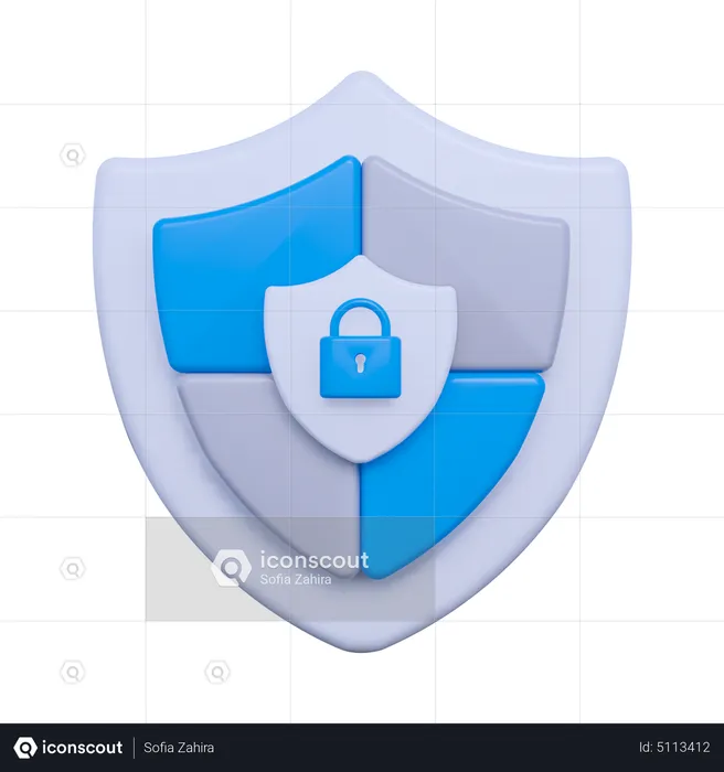 Security Shield  3D Icon