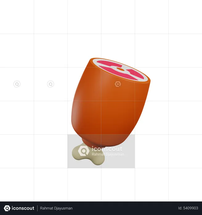 Steak de bœuf  3D Icon