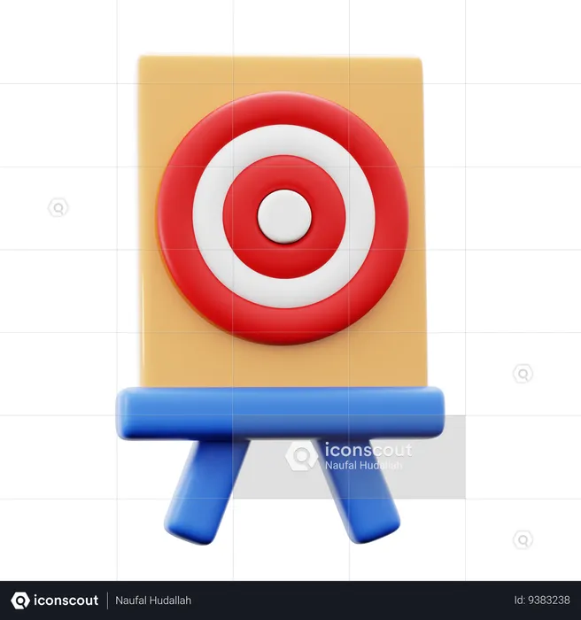 Target Board  3D Icon