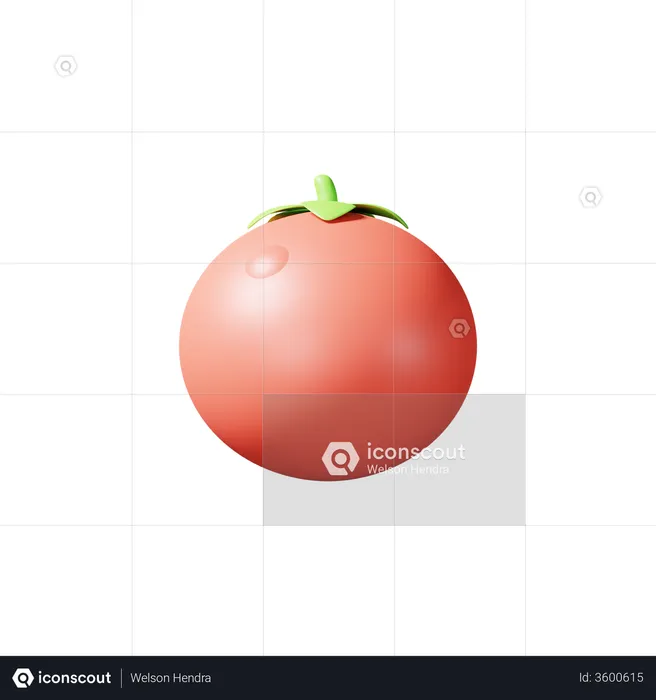 Tomate  3D Illustration