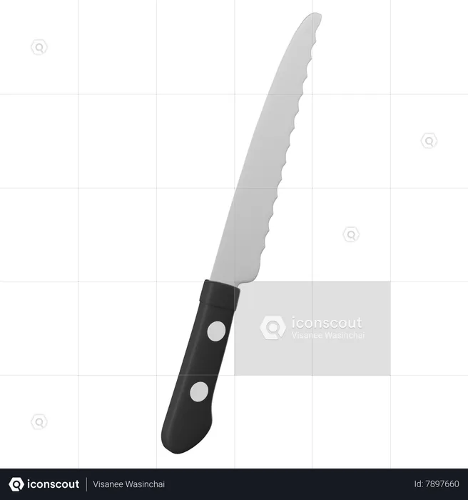 Tomato Knife  3D Icon