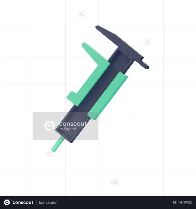 Vernier Caliper  3D Icon