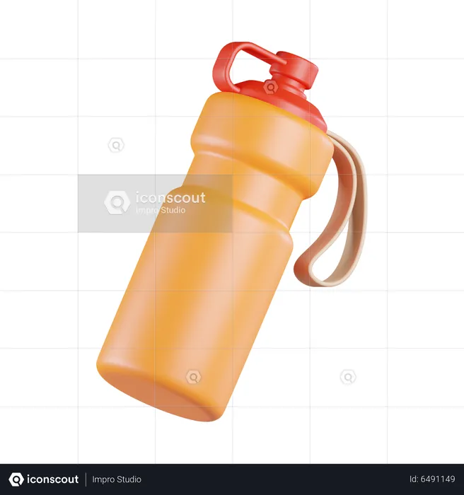 Water Bottle  3D Icon