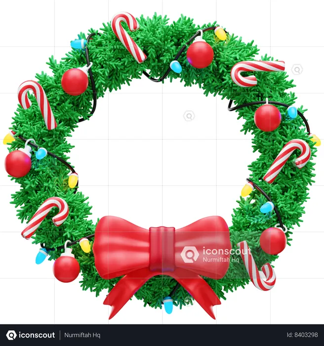 Wreath  3D Icon