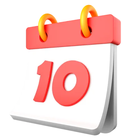 10 rendez-vous  3D Icon