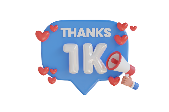 1k  3D Icon