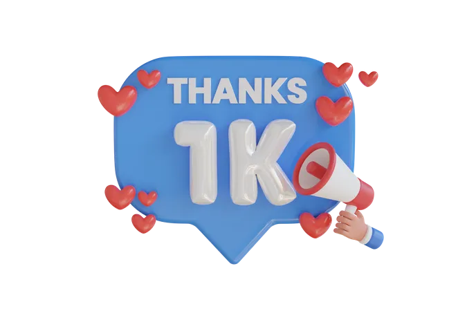 1k  3D Icon