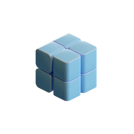 3 D Cube  3D Icon