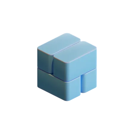 3 D Cube  3D Icon