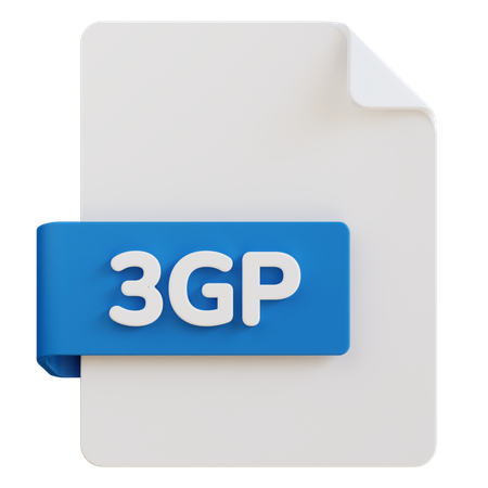 3 Gp File  3D Icon