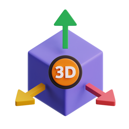 3Dキューブ  3D Icon