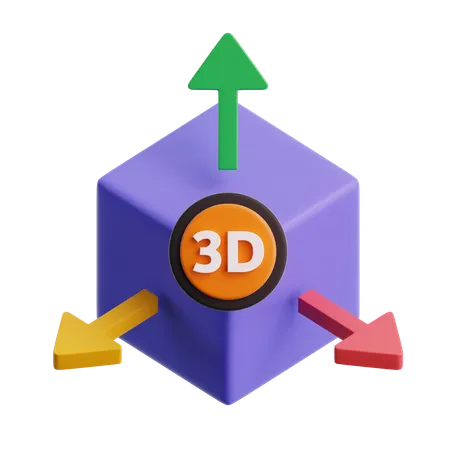 3Dキューブ  3D Icon