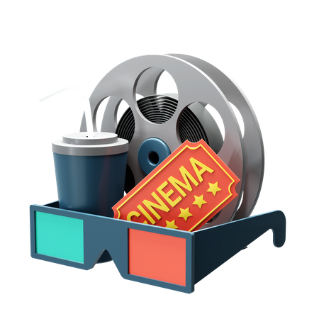 3D Movie  3D Illustration