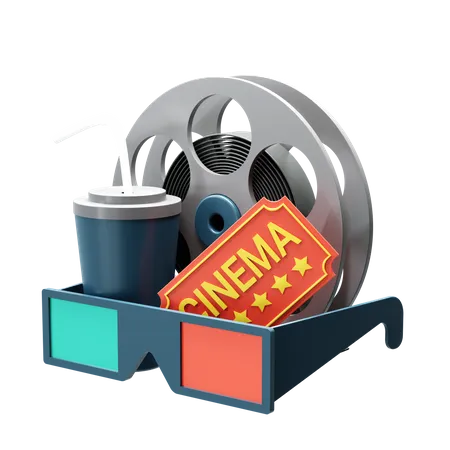 3D Movie  3D Illustration