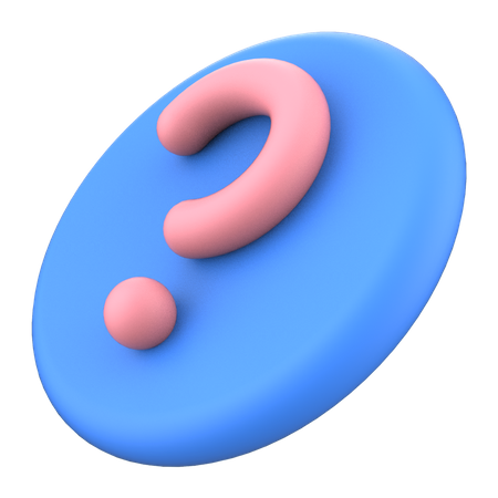 3d Question Mark  3D Illustration