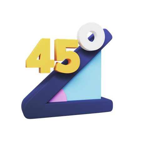 45 angles  3D Icon