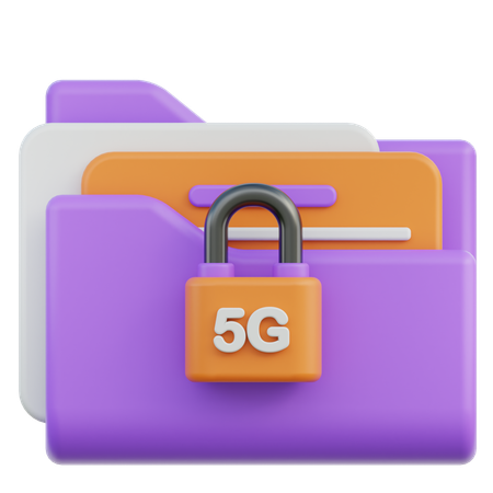 Datos 5g bloqueados  3D Icon