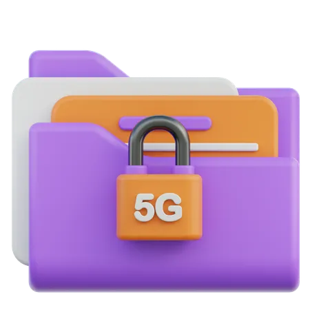 Datos 5g bloqueados  3D Icon