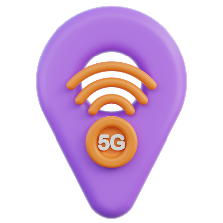 Ubicación 5g  3D Icon